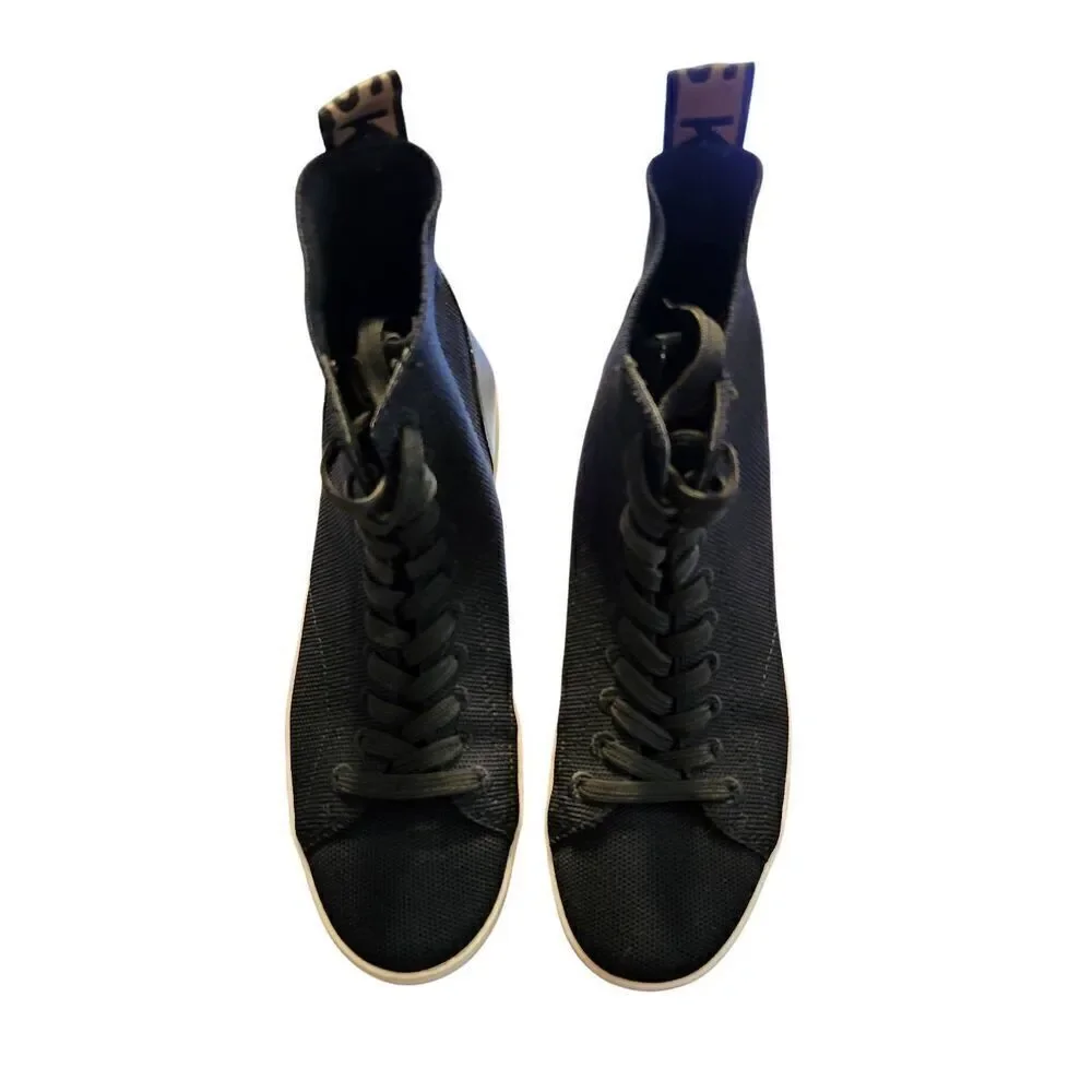 MICHAEL Michael Kors Womens Edie Black Casual and Fashion Sneakers Size 7.5